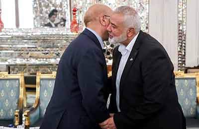 دیدار اسماعیل هنیه با قالیباف
