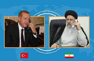 گفت‌وگوی تلفنی رئیسی و اردوغان