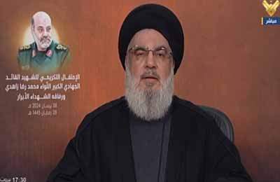 نصرالله: پاسخ ایران به اسرائیل حق مشروع است