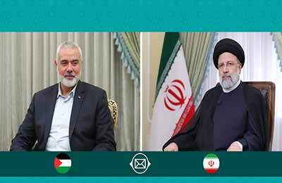 پیام تسلیت دکتر رئیسی به اسماعیل هنیه