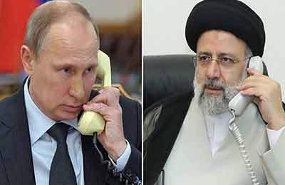 گفت‌وگوی تلفنی رئیسی و پوتین