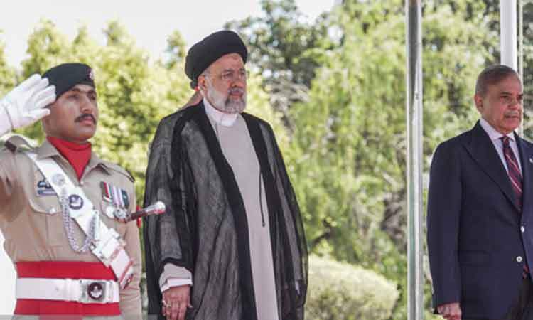 استقبال رسمی شهباز شریف از رئیسی