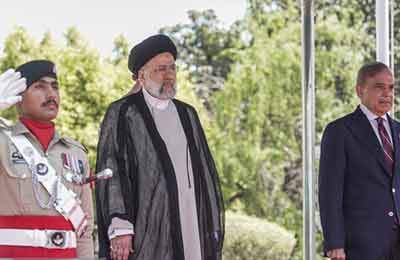 استقبال رسمی شهباز شریف از رئیسی