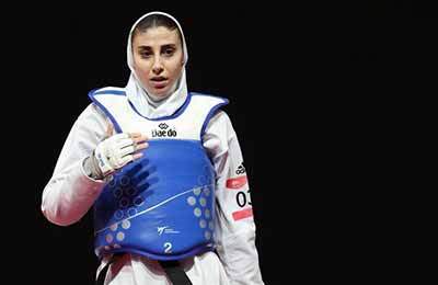 مدال طلای تکواندوکار المپیکی ایران در آسیا