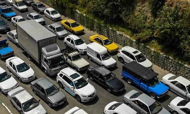 ترافیک سنگین در جاده‌های البرز