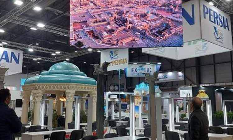 زوراب پولولیکاشویلی از غرفه ایران در نمایشگاه فیتور بازدید کرد