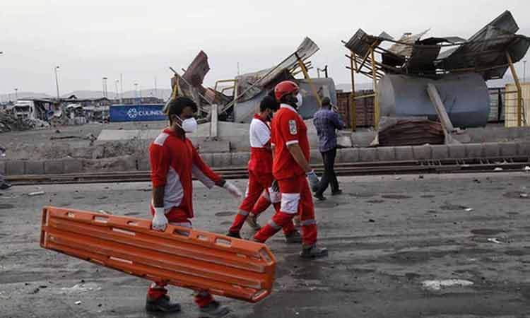 درگذشت قایقران ایران در انفجار اسکله بندرشهید رجایی