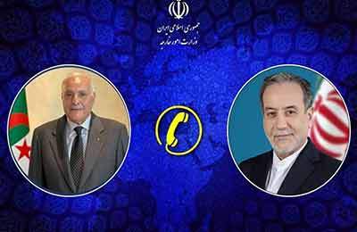 گفت‌وگوی وزیران امور خارجه ایران و الجزایر