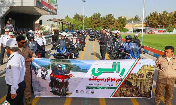 پیمایش موتورسیکلت‌های سنگین در مسیر تهران- رامسر