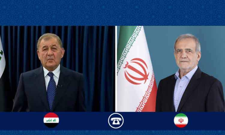 گفت‌وگوی تلفنی روسای جمهور ایران و عراق