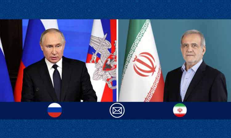 پیام تبریک پزشکیان به پوتین