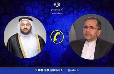 قدردانی تخت روانچی از نقش‌آفرینی سازنده قطر در کمک به جلوگیری از تشدید ناامنی‌ها در منطقه