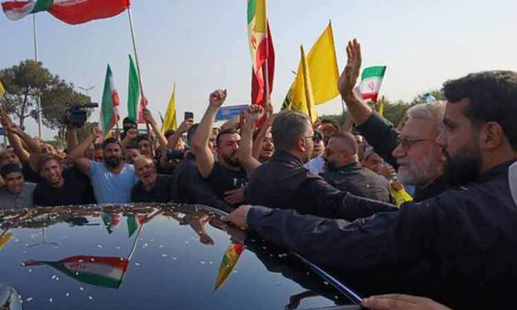 توییت سفارت ایران در بیروت درباره استقبال گرم لبنانی‌ها از لاریجانی