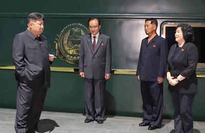 کیم جونگ اون با قطار به چین رفت