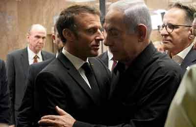 نتانیاهو اجاره سفر ماکرون به اراضی اشغالی را نداد