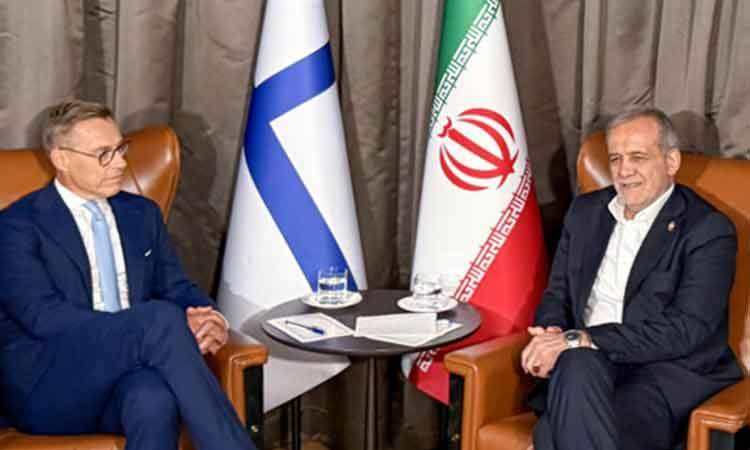 پزشکیان در دیدار رئیس جمهور فنلاند: روند تقویت روابط با کشورهای اروپایی آنچنان که مدنظر ما بود پیش نرفت