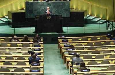 واکنش ایران به سخنرانی «نتانیاهو» در مجمع عمومی سازمان ملل در مقابل صندلی‌های خالی