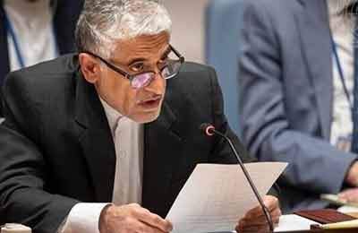 نماینده ایران در سازمان ملل: جنایتکار جنگی نباید در مجمع عمومی سخن بگوید