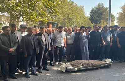 پیکر دانشجوی فقید دانشگاه تهران تشییع شد