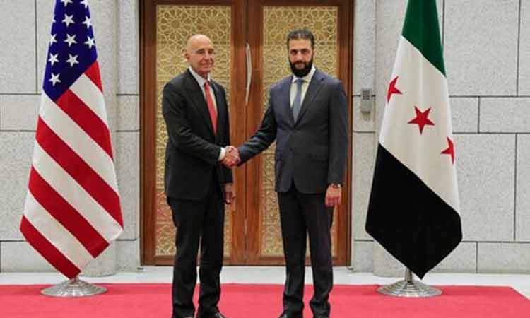 فرستاده آمریکا با الجولانی دیدار کرد